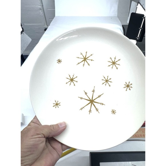 Royal China Other - vintage Royal Ironstone Star Glow Starburst MCM Atomic Plate 10" Royal China
